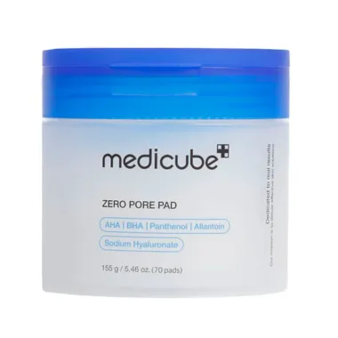 Medicube Zero Pore Pad Discos de Algod&atilde;o Pr&eacute;-Umedecidos Esfoliantes com 70 Unidades
