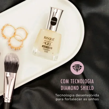 Base Primer Fortalecedora Risqu&eacute; Diamond Gel 9,5ml