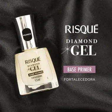 Base Primer Fortalecedora Risqu&eacute; Diamond Gel 9,5ml