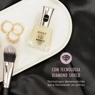 Base Primer Fortalecedora Risqu&eacute; Diamond Gel 9,5ml
