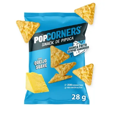 Snack de Pipoca PopCorners Sabor Queijo Cheddar Suave 28g