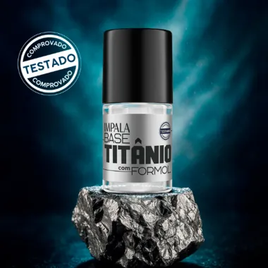 Base Tit&acirc;nio com Formol Impala Fortalecedor e Endurecedor de Unhas 8ml