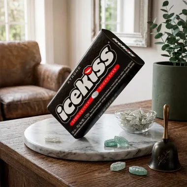 Pastilha IceKiss Xtrong Extra Forte Zero A&ccedil;&uacute;car 50 Unidades