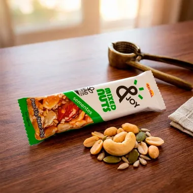 Barra Cereal &Joy Mixed Nuts Sementes Agtal 30g