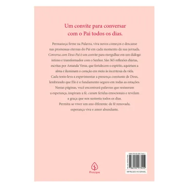Livro Devocional Conversa com Deus Pai 365 Reflex&otilde;es