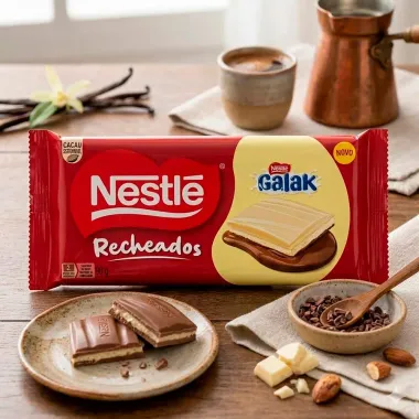 Chocolate Galak Nestl&eacute; Recheados 90g