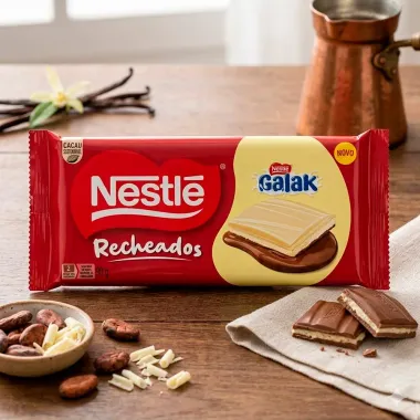 Chocolate Galak Nestl&eacute; Recheados 90g