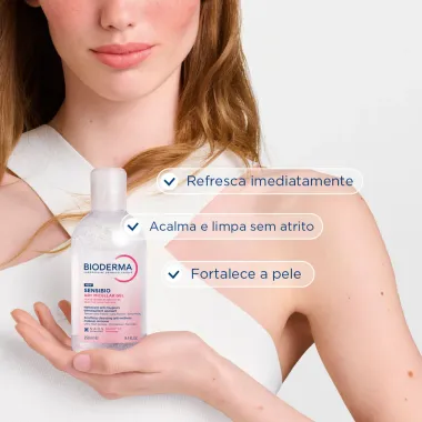 Sensibio Bioderma AR Micellar Gel Limpeza Anti-Vermelhid&atilde;o 250ml