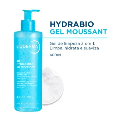 Hydrabio Gel Moussant Bioderma Gel de Limpeza Facial Higiene