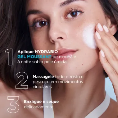 Hydrabio Gel Moussant Bioderma Gel de Limpeza Facial Higiene