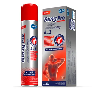 Bengpro 11,6mg/g Anti-inflamat&oacute;rio 4 em 1 Aerosol 60g