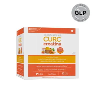 CURC Creatina Sabor Frutas Tropicais com 30 Saches