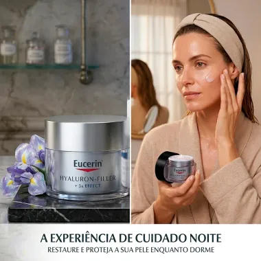 Creme Facial Anti-idade Eucerin Hyaluron Filler 3x Effect Noite 50g