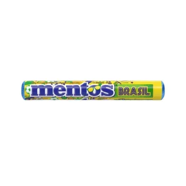 Balas Mentos Mastig&aacute;veis Sabor Ma&ccedil;a Verde e Lim&atilde;o Brasil 37,5g