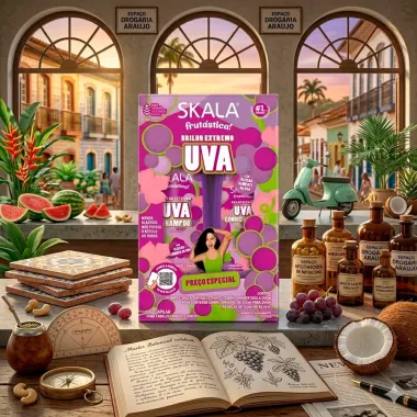 Shampoo 325ml e Condicionador 200ml Skala Frut&aacute;stica Uva Brilho Extremo Pre&ccedil;o Especial