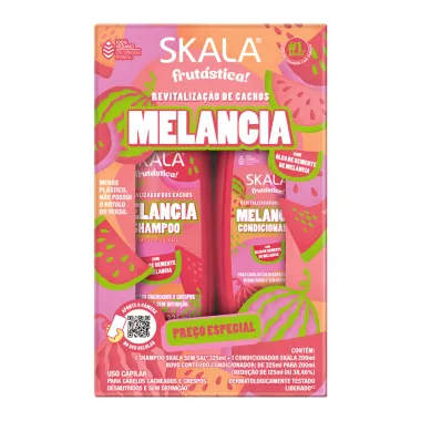 Shampoo 325ml e Condicionador 200ml Skala Frut&aacute;stica Melancia Revitaliza&ccedil;&atilde;o de Cachos Pre&ccedil;o Especial