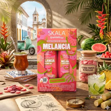 Shampoo 325ml e Condicionador 200ml Skala Frut&aacute;stica Melancia Revitaliza&ccedil;&atilde;o de Cachos Pre&ccedil;o Especial