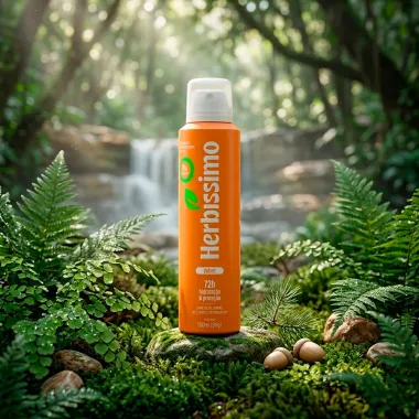Desodorante Herb&iacute;ssimo Velvet Aerossol Antitranspirante 72h Hidrata&ccedil;&atilde;o e Prote&ccedil;&atilde;o 150ml