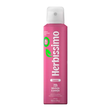 Desodorante Herb&iacute;ssimo Essence Aerossol Antitranspirante 72h Hidrata&ccedil;&atilde;o e Prote&ccedil;&atilde;o 150ml