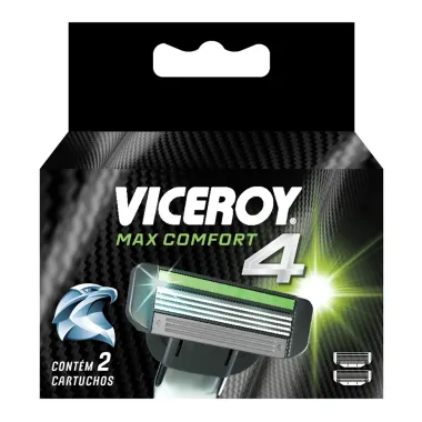Carga para Aparelho de Barbear Viceroy Max Comfort 4 com 2 Cartuchos