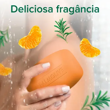 Sabonete em Barra Palmolive Naturals Frescor Nutritivo Tangerina e Alecrim 150g