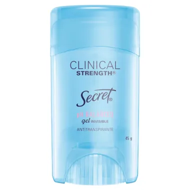 Desodorante Secret Stick Clinical Strength pH Balanced Gel Invis&iacute;vel 100h Prote&ccedil;&atilde;o 45g