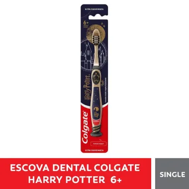 Escova de Dente Infantil Colgate Harry Potter 6+ Anos Ultra Suave Macia 1 Unidade