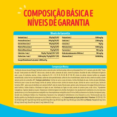 Ra&ccedil;&atilde;o para Gatos Friskies Filhotes Sabor Frango, Leite e Cenoura 850g