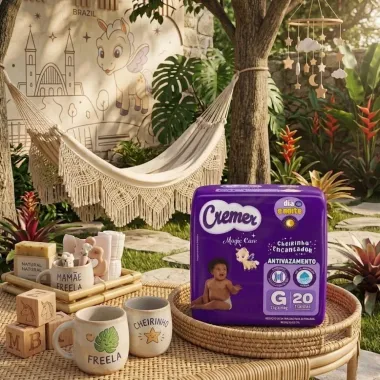 Fralda Cremer Magic Care Dia e Noite Tamanho G com 20 Unidades Descart&aacute;veis