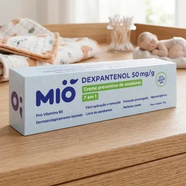 Creme Preventivo de Assaduras Mi&oacute; Dexpantenol 50mg/g 7 em 1 com 30g