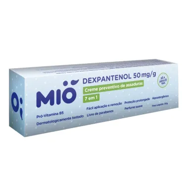 Creme Preventivo de Assaduras Mi&oacute; Dexpantenol 50mg/g 7 em 1 com 30g