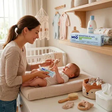 Creme Preventivo de Assaduras Mi&oacute; Dexpantenol 50mg/g 7 em 1 com 30g