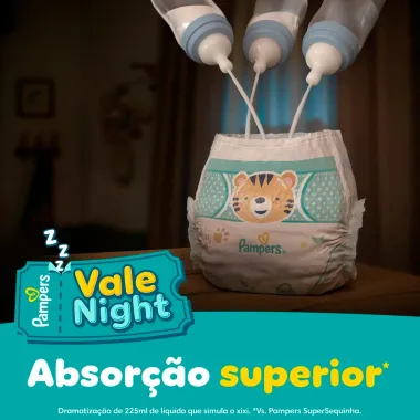 Fralda Pampers Pants Ajuste Total Tamanho XXXG com 20 Unidades Descart&aacute;veis