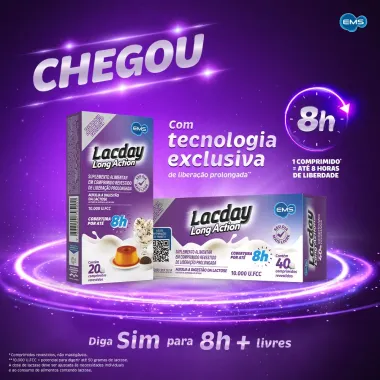 Lacday Long Action com 40 Comprimidos Revestidos