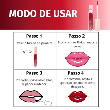Batom L&iacute;quido Ruby Rose Perfect Lips Wildflower