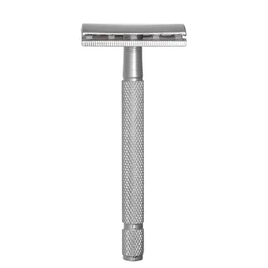 Aparelho de Metal Para Barbear Enox Cl&aacute;ssico Cabo Longo Antideslizante 1 Unidade