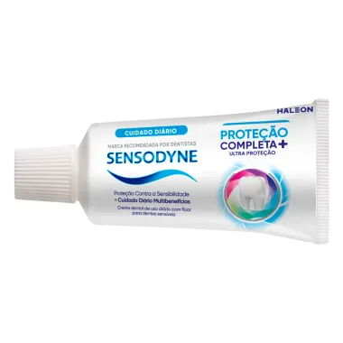 Creme Dental Sensodyne Prote&ccedil;&atilde;o Completa e Ultra Prote&ccedil;&atilde;o 20g