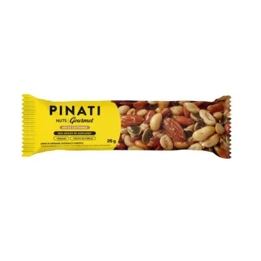 Barra de Cereais Pinati Nuts Gourmet Mix de Castanhas 25g