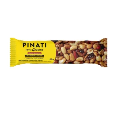 Barra de Cereais Pinati Nuts Gourmet Frutas Vermelhas 25g