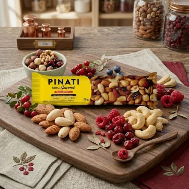 Barra de Cereais Pinati Nuts Gourmet Frutas Vermelhas 25g