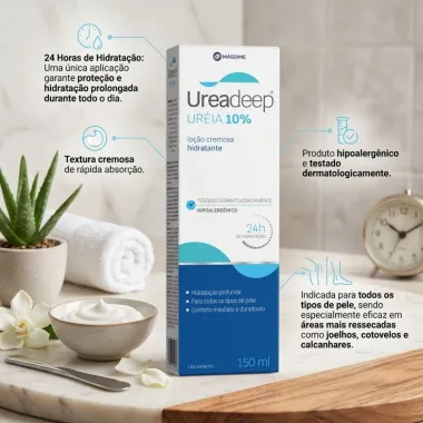 Lo&ccedil;&atilde;o Cremosa Hidratante Ureadeep Ureia 10% 150ml