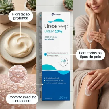 Lo&ccedil;&atilde;o Cremosa Hidratante Ureadeep Ureia 10% 150ml