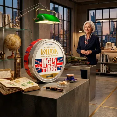 Pastilhas Valda Inglaterra Sabor Banoffe Sem A&ccedil;&uacute;car Edi&ccedil;&atilde;o Limitada Colecion&aacute;vel 50g