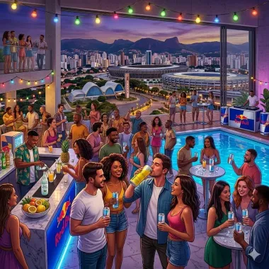 Energ&eacute;tico Red Bull The Tropical Edition Frutas Tropicais 473ml