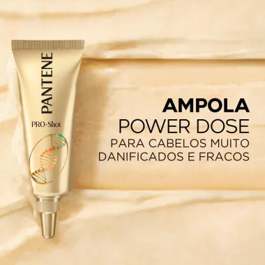 Ampola Tratamento Pantene Pro Shot Reestrutura&ccedil;&atilde;o Molecular com 3 Unidades de 15ml cada