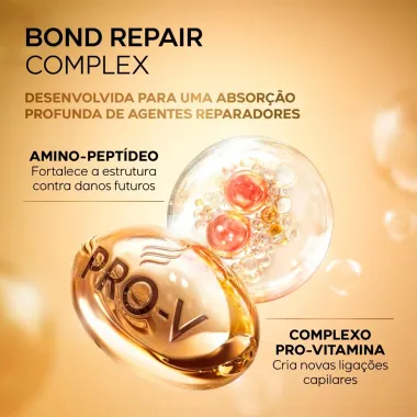Ampola Tratamento Pantene Pro Shot Reestrutura&ccedil;&atilde;o Molecular com 3 Unidades de 15ml cada