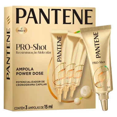Ampola Pantene PRO-Shot Bond Repair 3 Unidades de 15ml cada