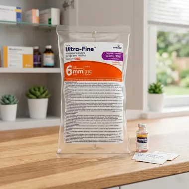 Seringa para Insulina Ultra Fine 30UI 6mm 31G Est&eacute;reis 0,3ml com 10 Unidades