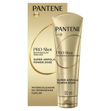 Ampola Tratamento Pantene Pro Shot Reestrutura&ccedil;&atilde;o Molecular 90ml