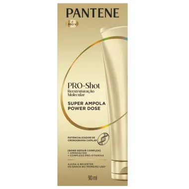 Ampola Tratamento Pantene Pro Shot Reestrutura&ccedil;&atilde;o Molecular 90ml